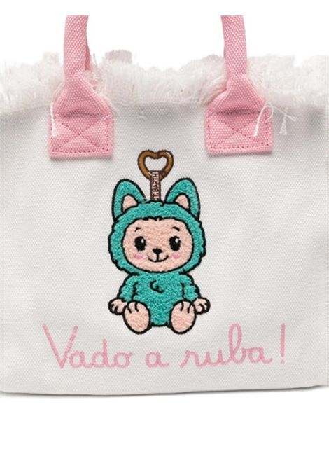 Borsa media in canvas SAINT BARTH | COL0001 COLETTE02634L VADO RUBA PUPPY TERRY 1